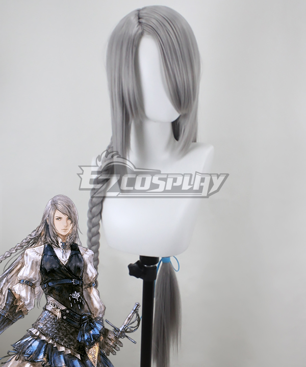 Final Fantasy XVI 16 Jill Warrick White Cosplay Wig