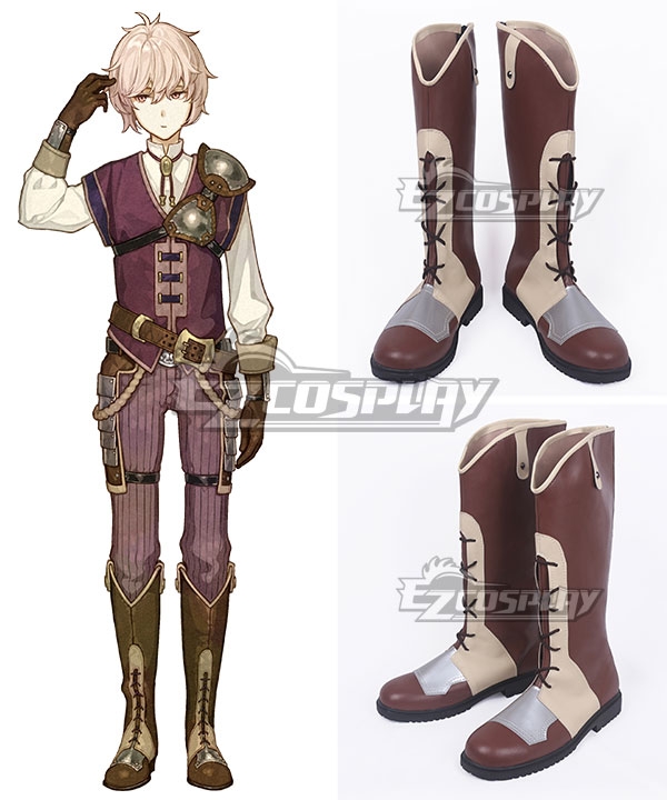 FE Echoes: Shadows Of Valentia Kliff Brown Shoes Cosplay Boots