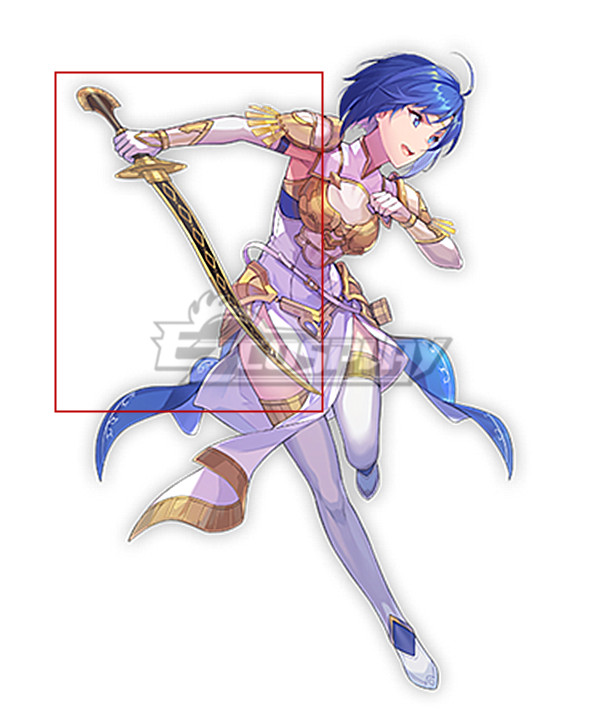 Fire Emblem Echoes: Shadows of Valentia Middle Whitewing Catria Sword Cosplay Weapon Prop