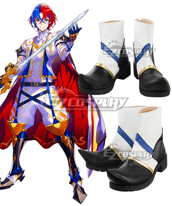 Fire Emblem Engage Male Alear Black Cosplay Shoes