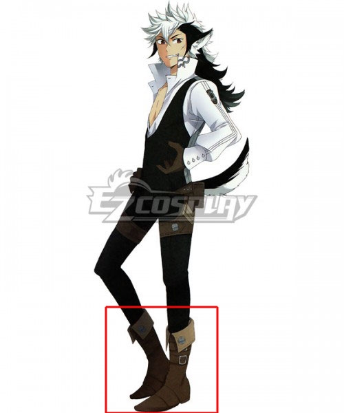 FE Fates IF Keaton Brown Shoes Cosplay Boots