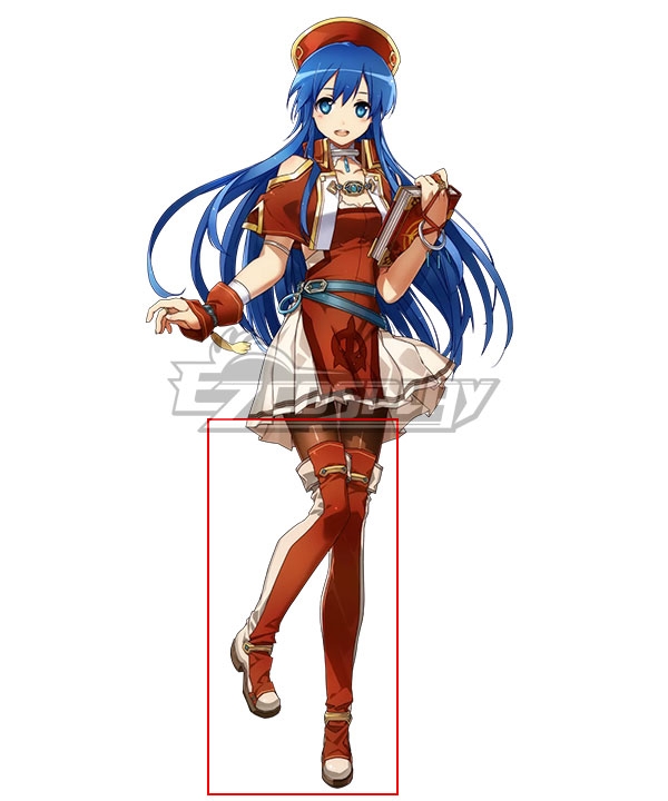 Fire Emblem Heroes Lilina Red Shoes Cosplay Boots
