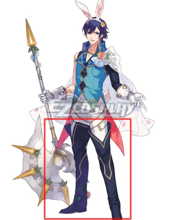 Fire Emblem Heroes Spring Festival Chrom Black Shoes Cosplay Boots