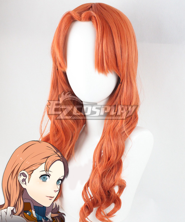 Fire Emblem: Three Houses 5 Years Annette Orange Cosplay Wig