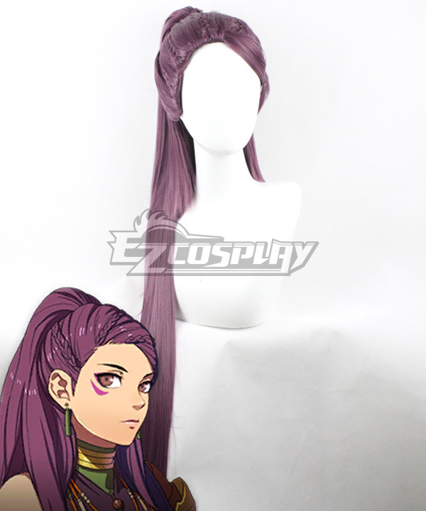 Fire Emblem: Three Houses 5 Years Petra Purple Cosplay Wig