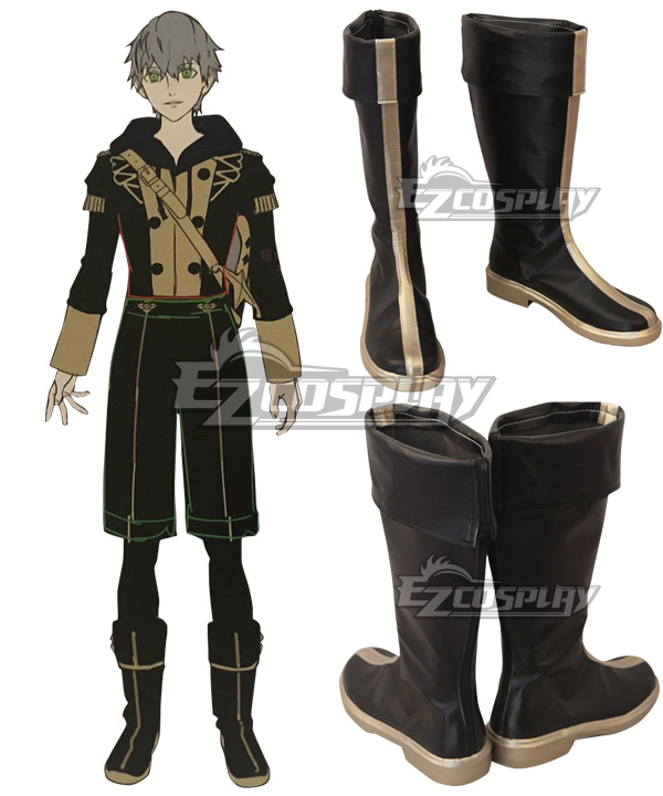 Fire Emblem: Three Houses Ashe Black Shoes Cosplay Boots