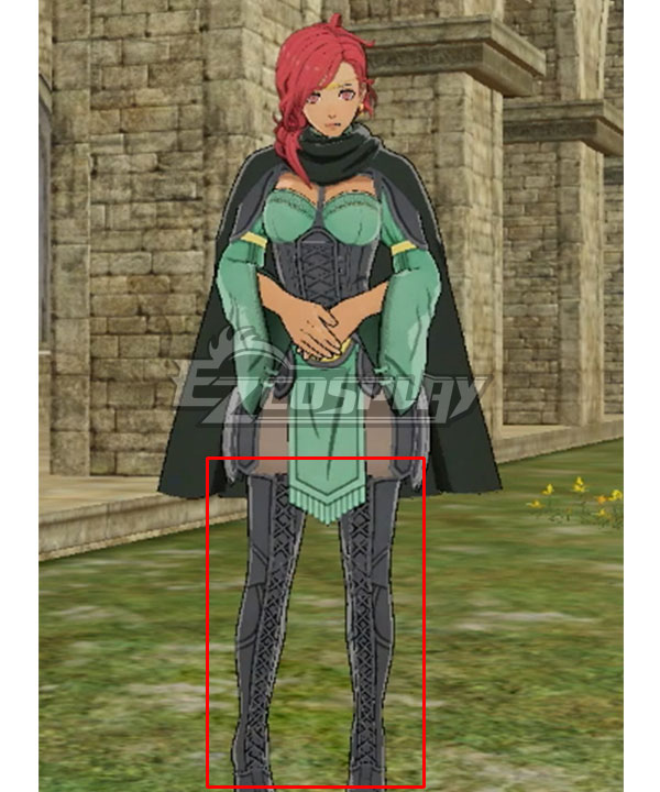Fire Emblem: Three Houses indered Shadows Hapi Time Skip Grey Shoes Cosplay Boots