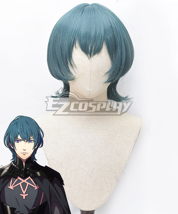 

Fire Emblem: Three Houses Male Byleth Grey Green Cosplay Wig