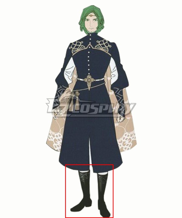 

Fire Emblem Three Houses Seteth Black Shoes Cosplay Boots