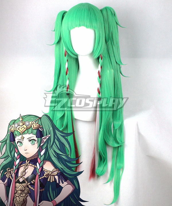 Fire Emblem: Three Houses Sothis Green Cosplay Wig