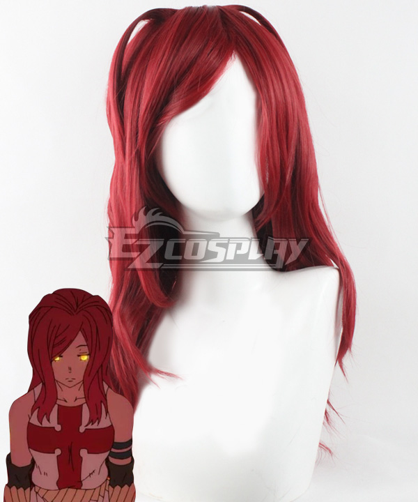 Fire Force Enen No Shouboutai Lisa Red Cosplay Wig