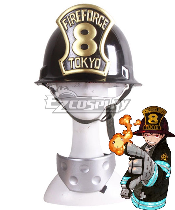 

Fire Force Enen No Shouboutai Shinra Kusakabe Battle Suit Hat And Mask Cosplay Accessory Prop