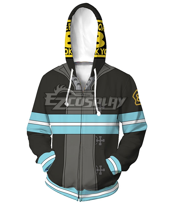 

Fire Force Enen No Shouboutai Shinra Kusakabe Coat Hoodie Cosplay Costume
