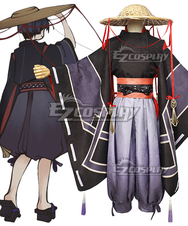 Genshin Impact The Five Kasen Kuronushi Black Lord Scaramouche Cosplay Costume