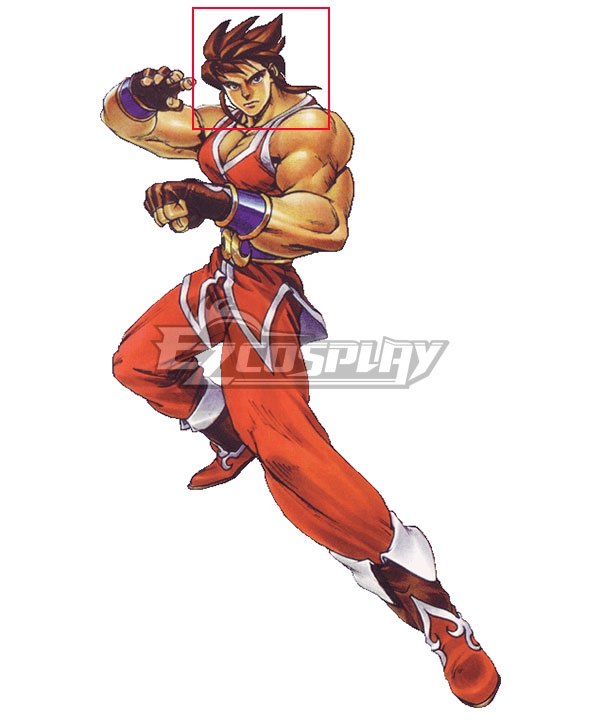 Flying Dragon Nintendo 64 Ryuhi Rick Brown Cosplay Wig