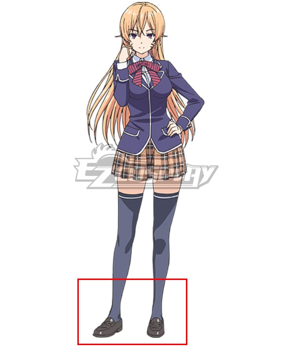 

Food Wars Shokugeki No Soma Erina Nakiri Black Cosplay Shoes
