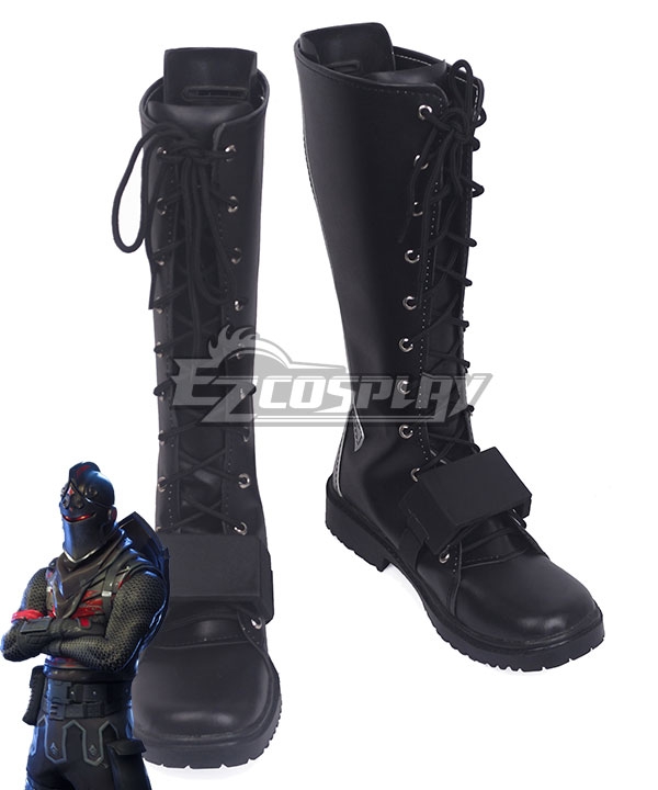 

Fortnite Battle Royale Black Knight Black Shoes Cosplay Boots