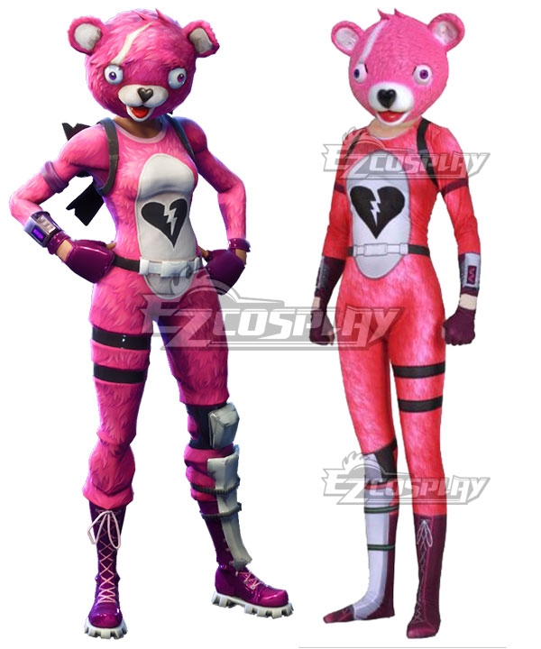 

Fortnite Battle Royale Cuddle Team Leader Spandex Jumpsuit Halloween Cosplay Costume