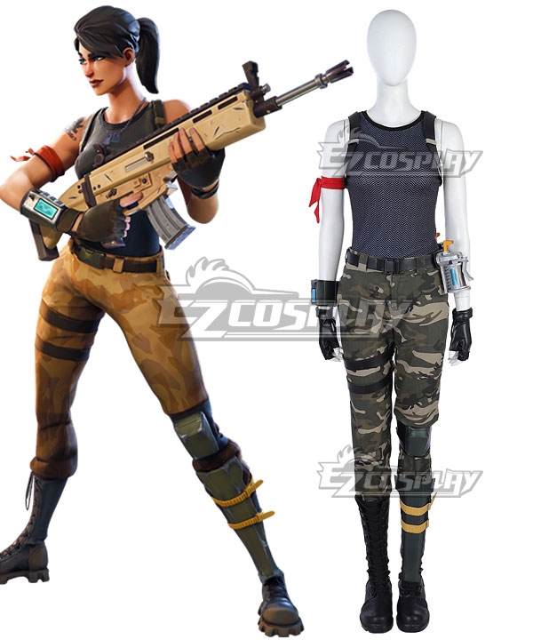Battle Royale Female Soldier Cosplay Costume