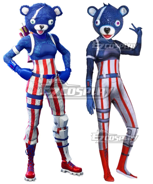 

Fortnite Battle Royale Fireworks Team Leader Spandex Jumpsuit Halloween Cosplay Costume