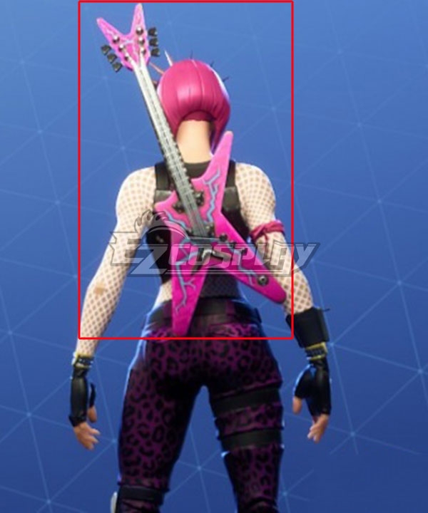 Fortnite Battle Royale Power Chord Guitar Cosplay Weapon Prop