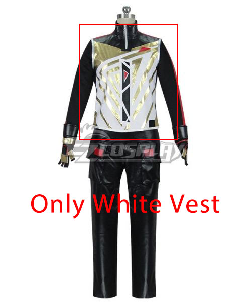 

Fortnite Battle Royale Season 5 Drift Skins Tier 4 Cosplay Costume - Only Wthie Vest