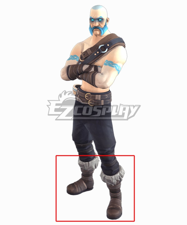 

Fortnite Battle Royale Season 5 Ragnarok Brown Shoes Cosplay Boots