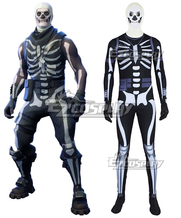

Fortnite Battle Royale Skull Trooper Cosplay Costume - Premium Edition