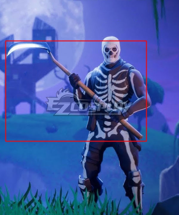 Fortnite Battle Royale Skull Trooper Pickaxe Cosplay Weapon Prop