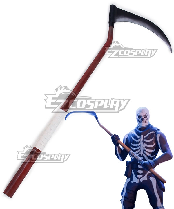 Fortnite Battle Royale Skull Trooper Pickaxe Cosplay Weapon Prop