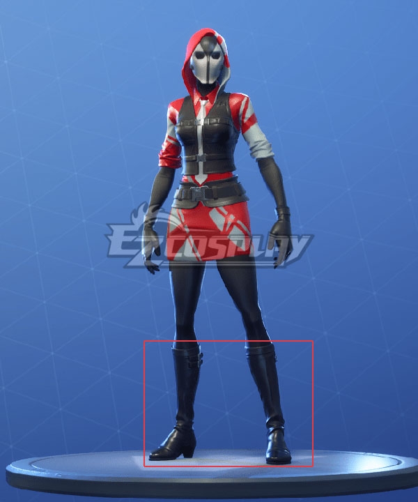 

Fortnite Battle Royale The Ace Black Shoes Cosplay Boots