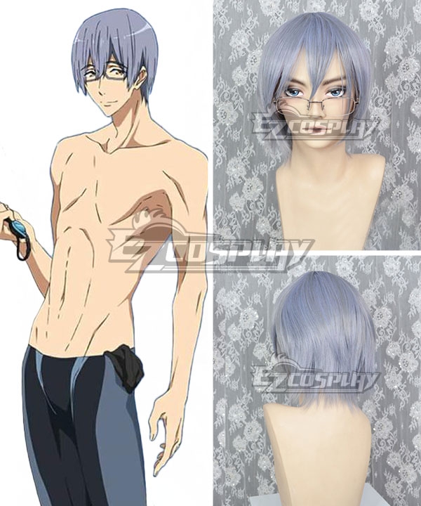 

Free! -Dive to the Future- Nao Serizawa Silver Gray Cosplay Wig