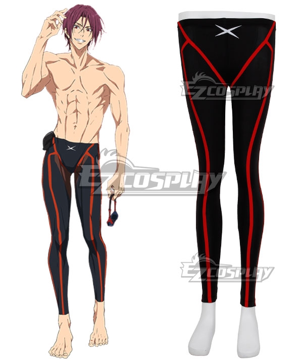 Free!-Dive to the Future- Rin Matsuoka Swimming Trunks Cosplay Costume