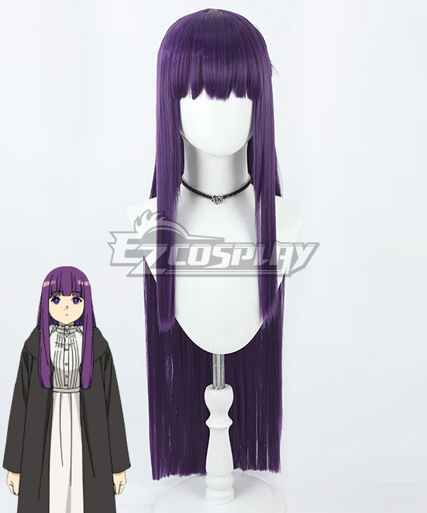 Frieren at the Funeral Fern Purple Cosplay Wig