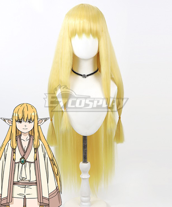 Frieren: Beyond Journey's End Serie Yellow Cosplay Wig