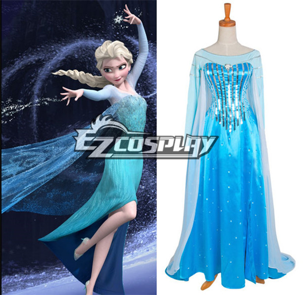 Frozen Elsa Disney Dress Cosplay Costume - Standard Ver.