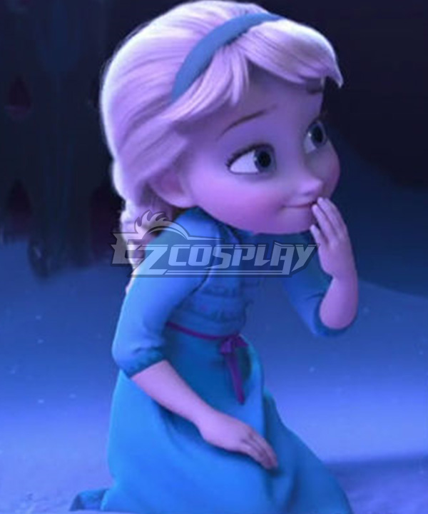 Frozen II Frozen 2 Little Elsa Cosplay Costume