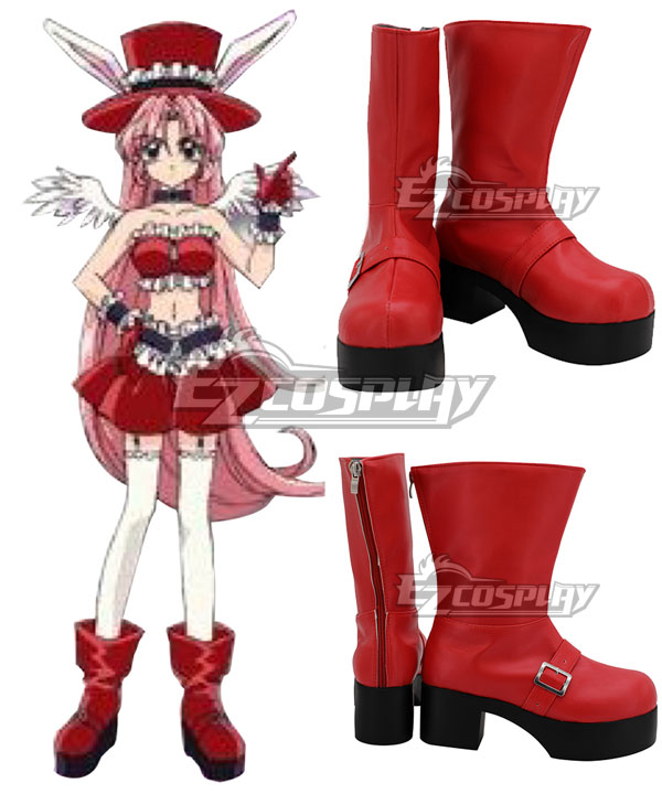 Full Moon o Sagashite Meroko Yui Red Cosplay Shoes
