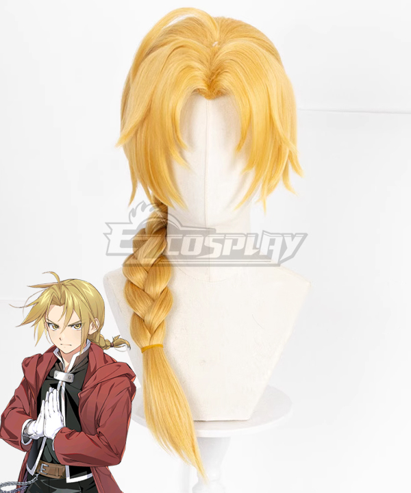 Fullmetal Alchemist Brotherhood FA Edward Elric Golden Cosplay Wig