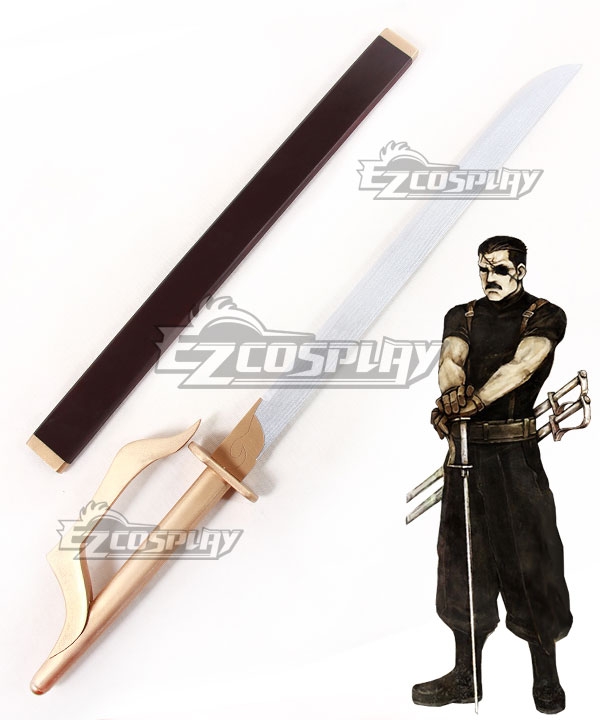 Fullmetal Alchemist King Bradley Sword Cosplay Weapon Prop