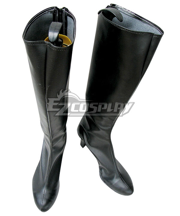 超美品 Lust Alchemist Fullmetal Black Boots Cosplay Shoes 靴