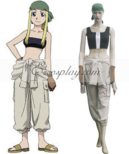 Fullmetal Alchemist Winry Rockbell Cosplay-Kostüm