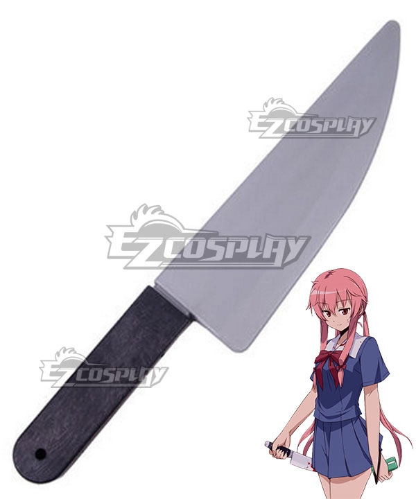Future Diary Mirai Nikki Yuno Gasai Kitchen Knife Cosplay Weapon Prop