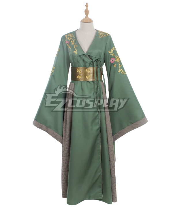 Game of Thrones Cersei Lannister Green Dress Cosplay Costume