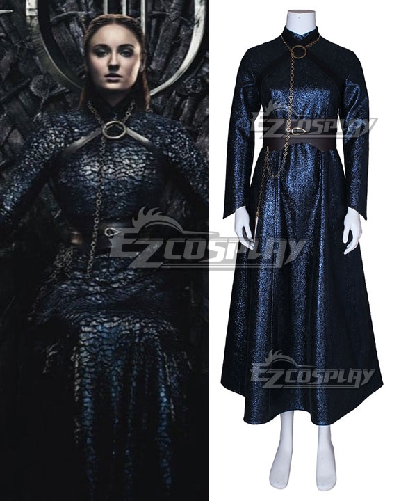 

Game Of Thrones Season 8 Sansa Stark B Edition Cosplay Costume