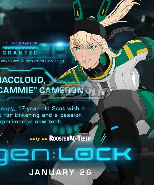 Gen Lock Cammie Maccloud White Cosplay Costume