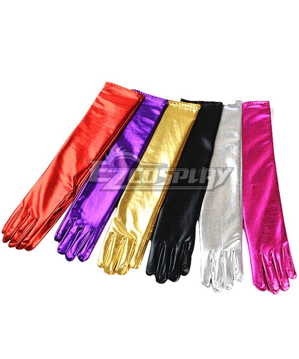 General Patent Leather Long Gloves Dozens of Colors Available Cosplay Accessory Prop