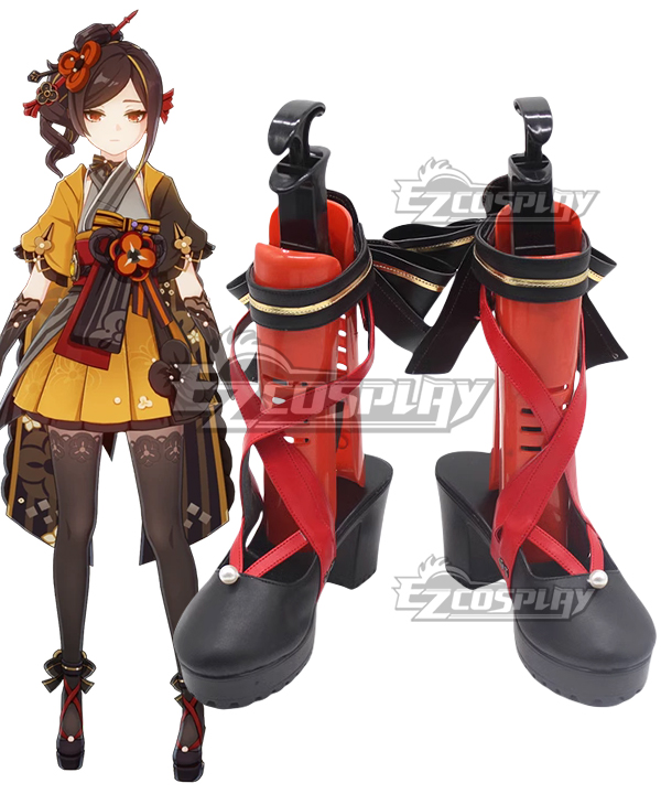 Genshin Impact Chiori Cosplay Shoes