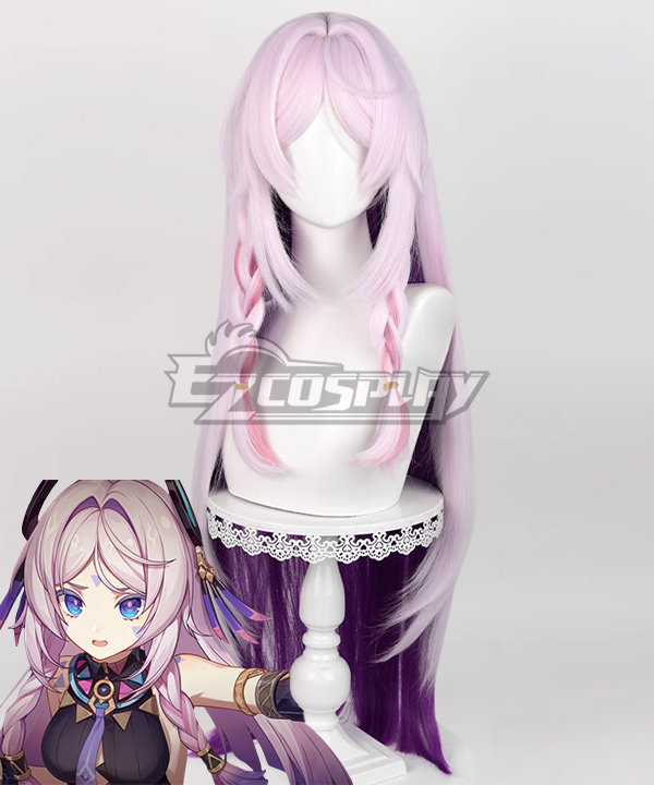 Genshin Impact Citlali Purple Cosplay Wig