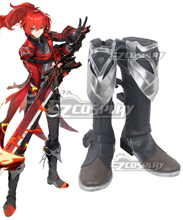 Genshin Impact Diluc C Edition Shoes Cosplay Boots